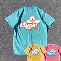 "Climb!"  ロゴTシャツ【イエロー・グリーン・レッド】
