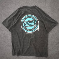 ”Climb!” Tシャツ 2023 【ヘザーブラック・イエロー】