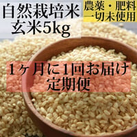 《コチラは定期便です》（玄米）自然栽培米５kg（農薬、肥料、一切未使用）佐賀県産