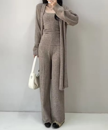3点ルーズセットアップ　2色展開