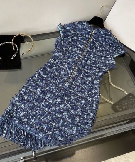 ツイードワンピース　2色展開