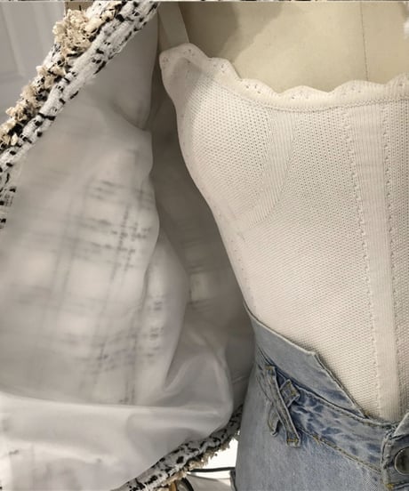 ツイードジャケット　2色展開