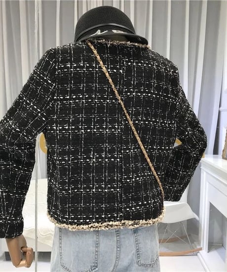 ツイードジャケット　2色展開