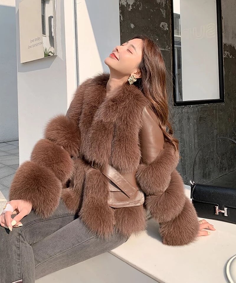 売れ筋がひクリスマスプレゼント！ Fur FAKE Fake sahara FUR ファー