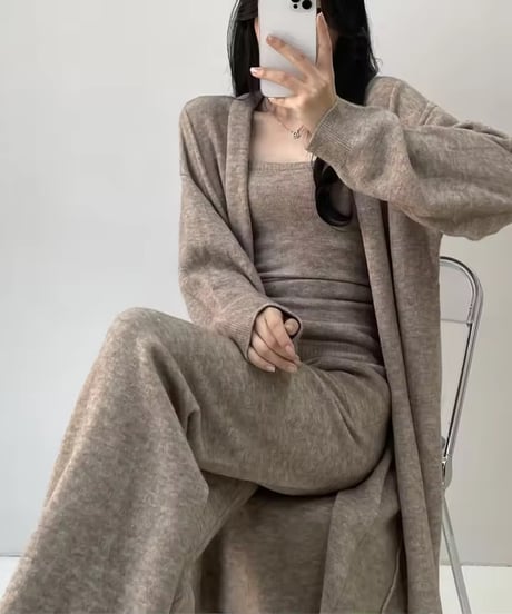 3点ルーズセットアップ　2色展開