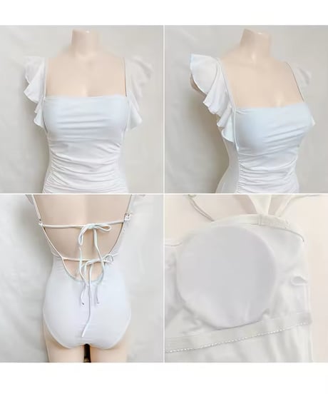 バックリボンモノキニ　2色展開