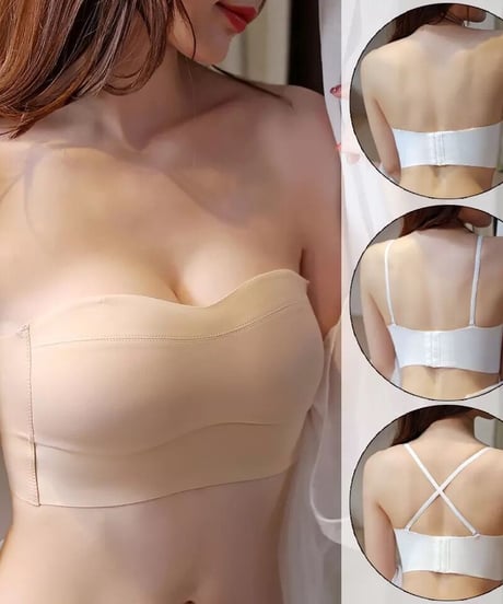 ストラップレスチューブトップ　4色展開