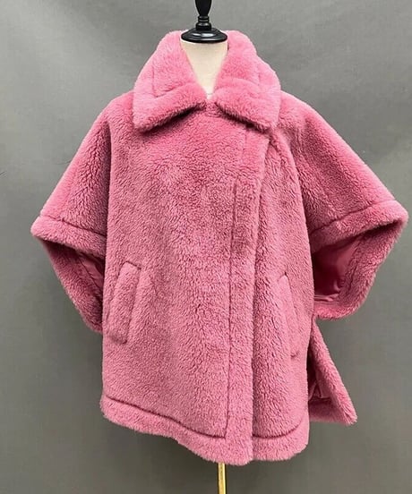ファーポンチョ　5色展開