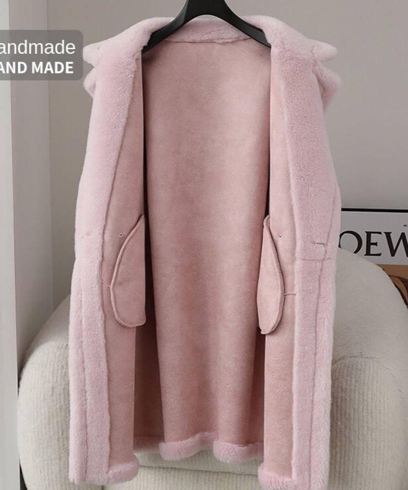 1er Arrondissement ベージュファーコート　✴︎新品、未使用 ラムファーコート 6色展開 | celeste