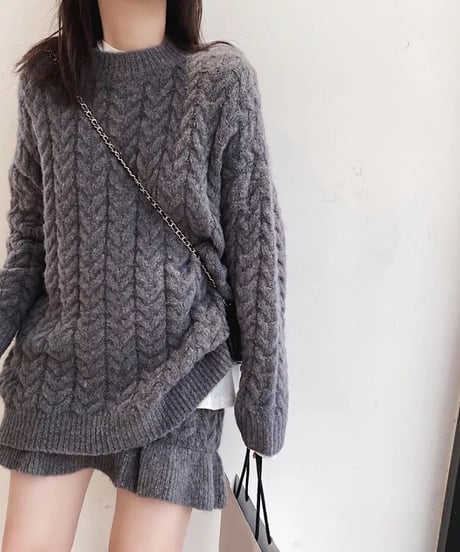 ミニスカートセットアップ　3色展開