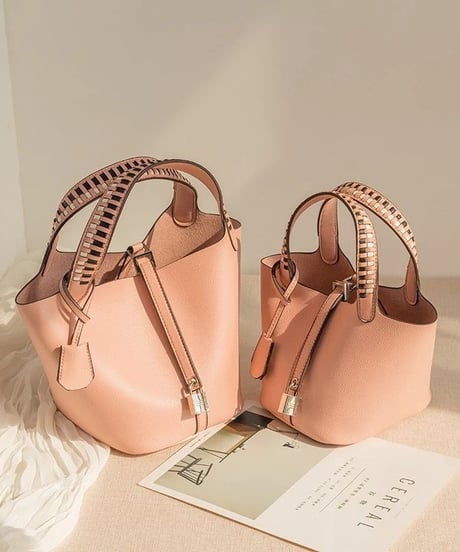 ステッチハンドルバッグ　smallサイズ　4色展開