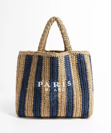PARISロゴカゴバッグ　4色展開
