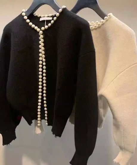 パールカーディガン　2色展開