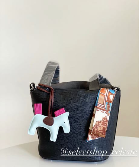 ツイリー&ポニーセット♡PU型キューブバッグ　8色展開