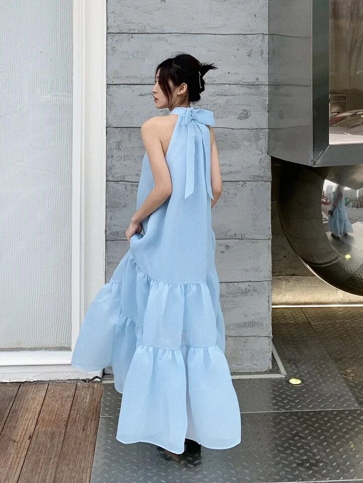 バックリボンワンピースblue Sサイズ♢ANELA TOKYO fit=scale-down,w=1200
