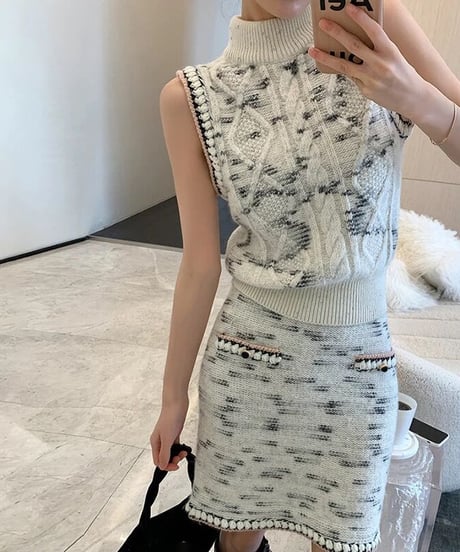 ニットセットアップ
