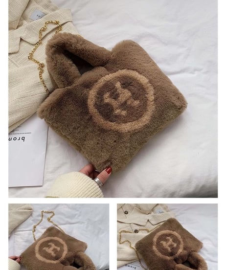Hロゴファーバッグ　6色展開