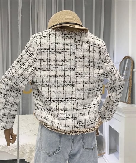 ツイードジャケット　2色展開