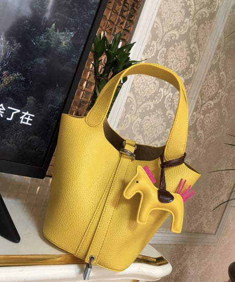 ツイリー&ポニーセット♡PU型キューブバッグ　8色展開