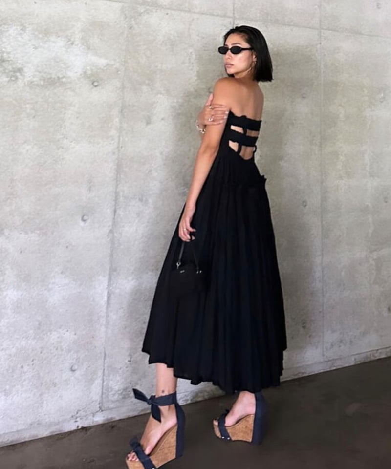 Marciano オープンバック ワンピース XS オープンバック ワンピース 50TH ANNIVERSARY - ブラック | ZARA