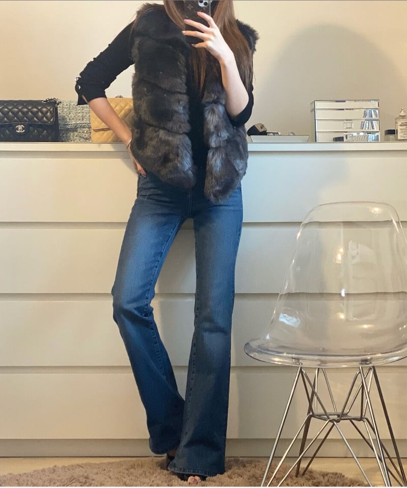 ベスト 着画あり （MM6✳︎ Maison Margiela着画あり美品リアルレザー  