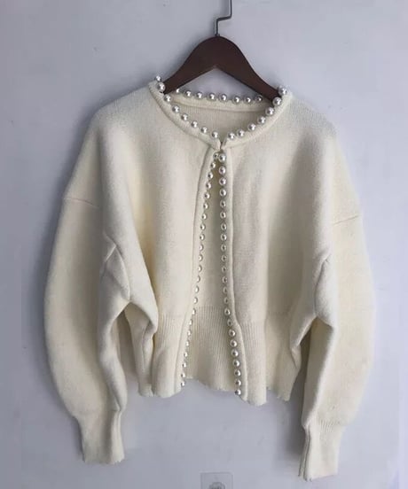 パールカーディガン　2色展開