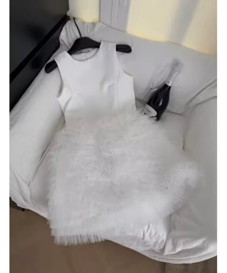 フリルミニワンピース　3色展開
