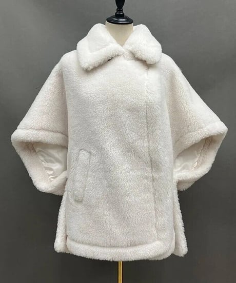 ファーポンチョ　5色展開