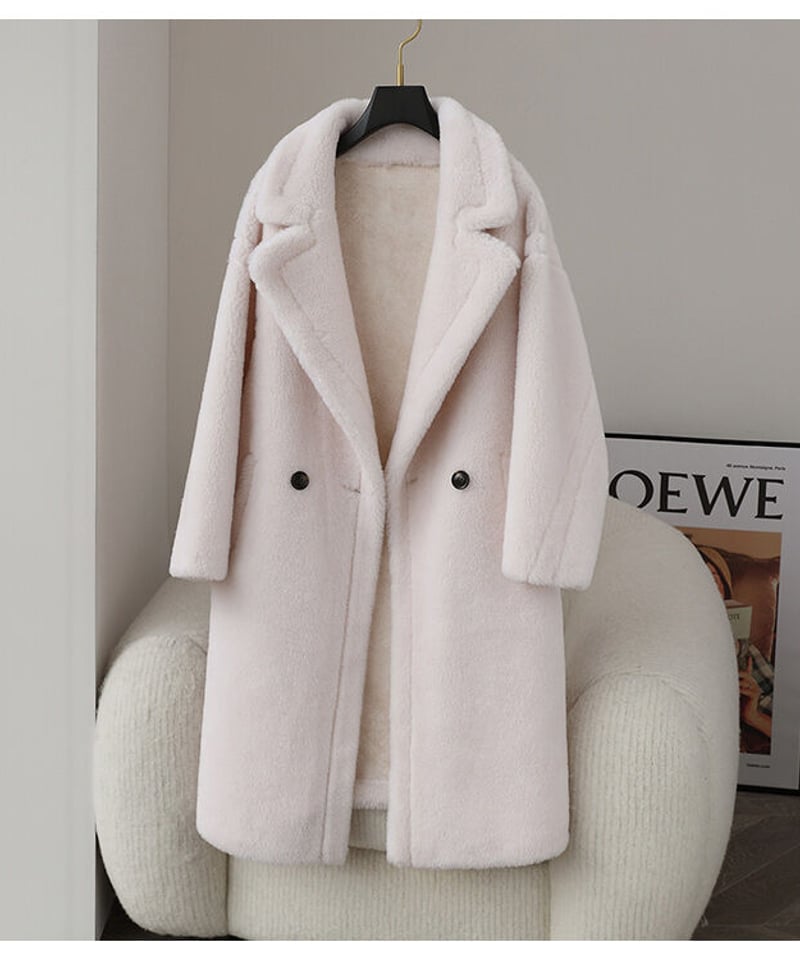 1er Arrondissement ベージュファーコート　✴︎新品、未使用 ラムファーコート 6色展開 | celeste