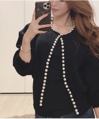 パールカーディガン　2色展開