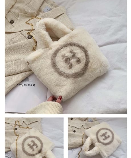 Hロゴファーバッグ　6色展開