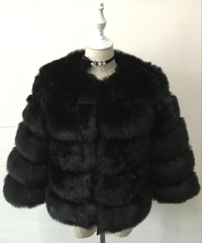 限界値下げ☆ファーコート 三上悠亜 襟2Wayドロストウエストファーコート[ze838