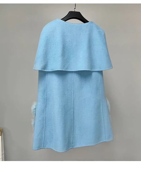 フォックスファーウールベスト　5色展開