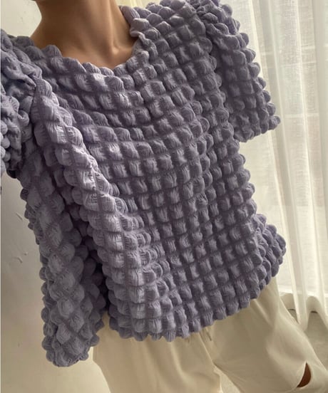 ワッフルトップス　3色展開