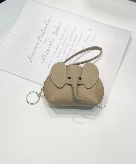 エレファントミニポーチ　12色展開