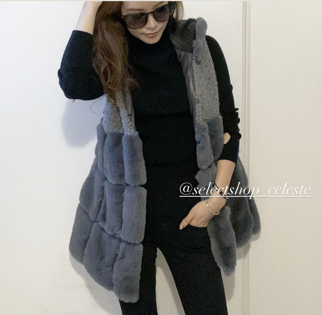♡フィラ♡フード付きファーベスト♡ fit=scale-down,w=1200