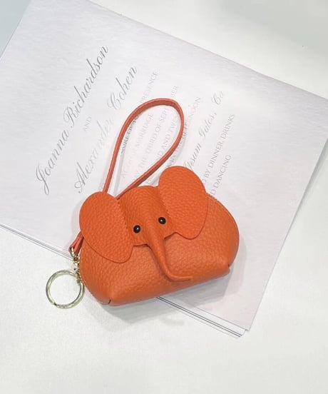 エレファントミニポーチ　12色展開
