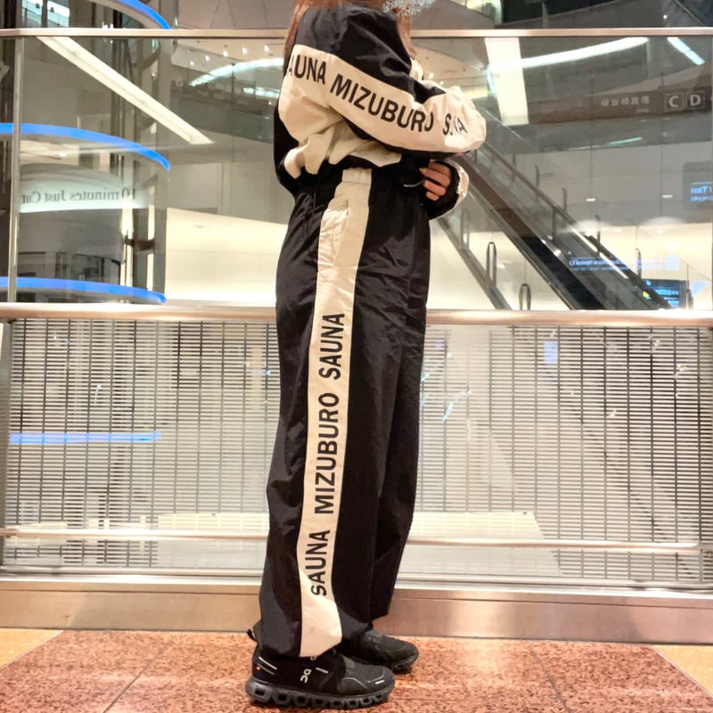 カラーブロックセットアップ（ブラック×生成） | sauna line