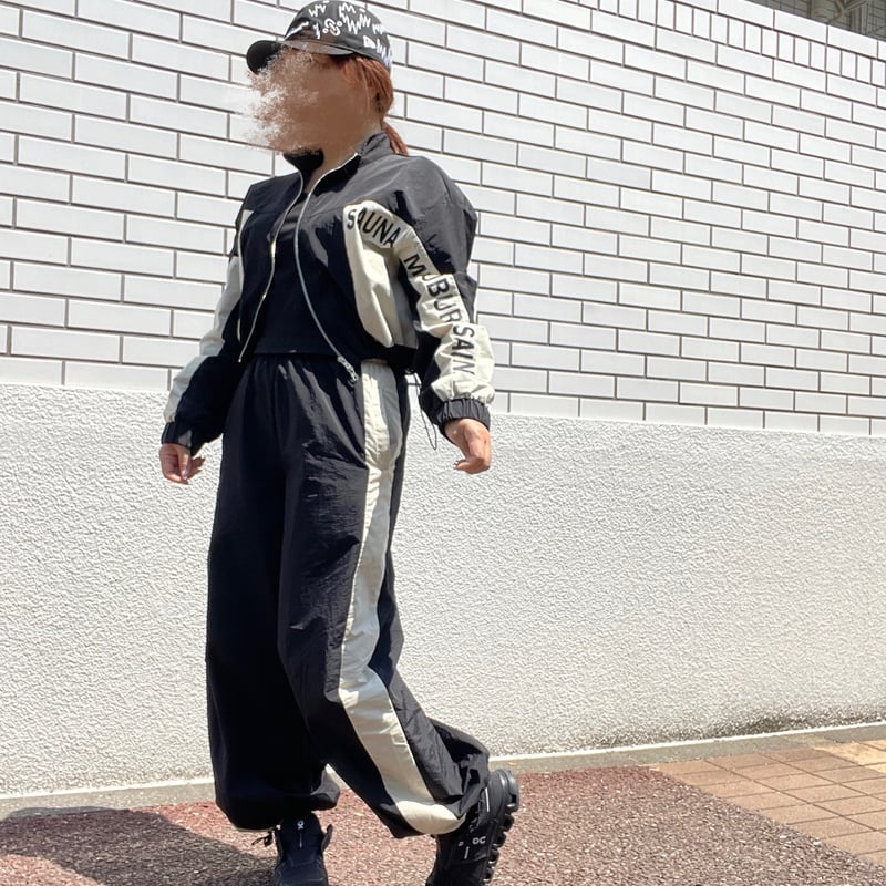 Tsumuセット カラーブロックセットアップ（ブラック×生成） | sauna line