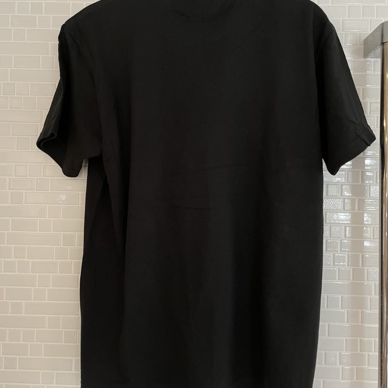 ポケット付き刺繍Tシャツ（黒×ミント） | sauna line