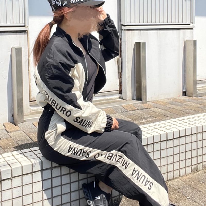 カラーブロックセットアップ（ブラック×生成） | sauna line