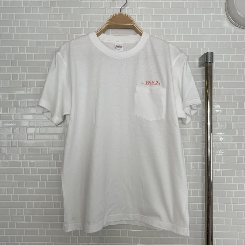 BODE 刺繍付きポケット Tシャツ ホワイト BODE（ボーディ）SPORTSMAN PATCH POCKET TEE（スポーツマン