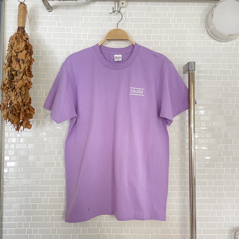 刺繍Tシャツ（ラベンダー） | sauna line