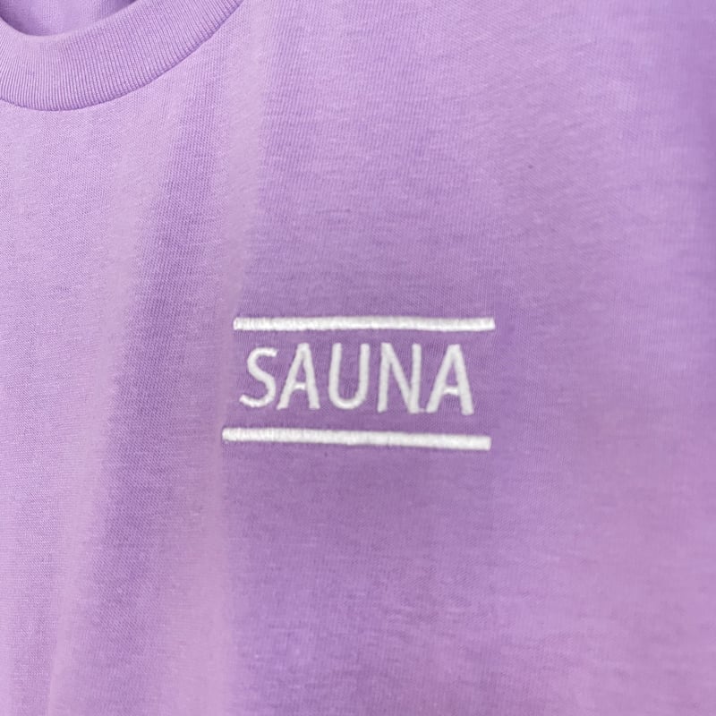 刺繍Tシャツ（ラベンダー） | sauna line