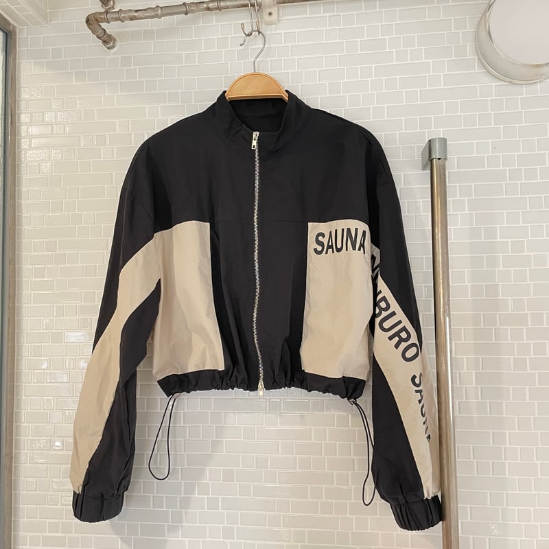 カラーブロックセットアップ（ブラック×生成） | sauna line