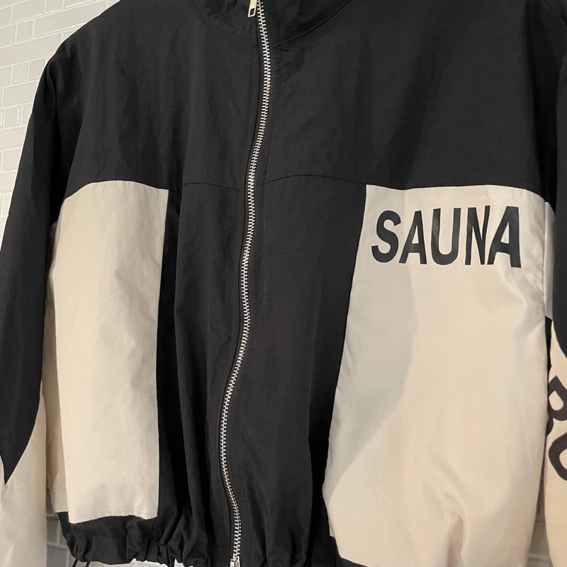カラーブロックセットアップ（ブラック×生成） | sauna line