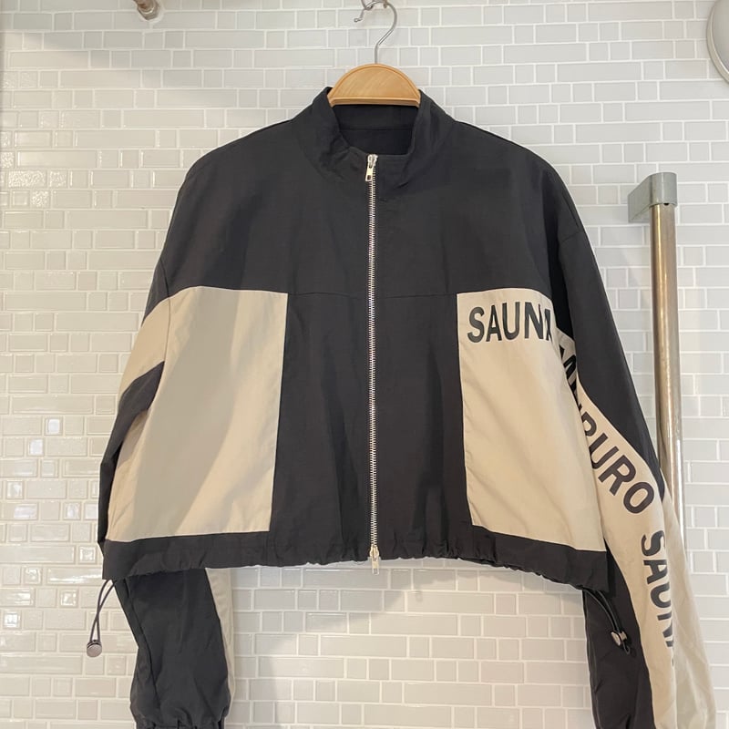 カラーブロックセットアップ（ブラック×生成） | sauna line