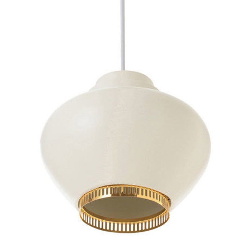 アルヴァ・アアルト＞ A333 ペンダントランプ ホワイト/ゴールド