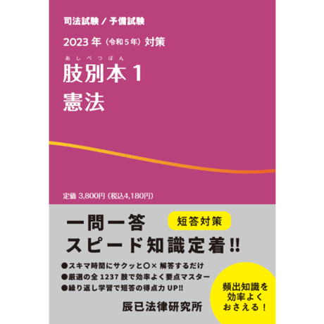 司法試験　択一　肢別本 令和2年 刑訴民訴　セット