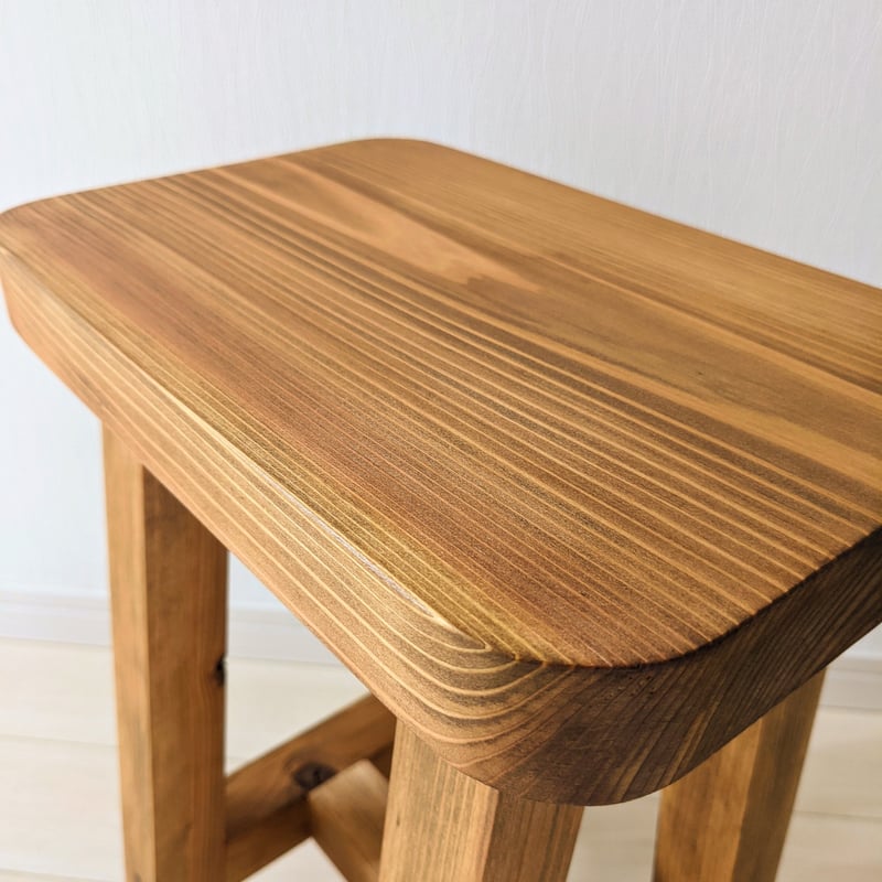 角丸みスツール*カフェ風*高さ40cm〜47cm(1cm単位のセミ 角丸みスツール*カフェ風*高さ40cm〜47cm(1cm単位のセミ